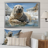 Walrus Wonder - Walrus Living Room Wall Art