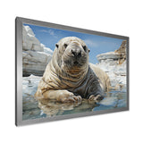Walrus Wonder - Walrus Living Room Wall Art