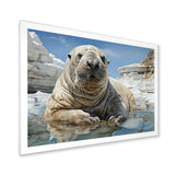 Walrus Wonder - Walrus Living Room Wall Art