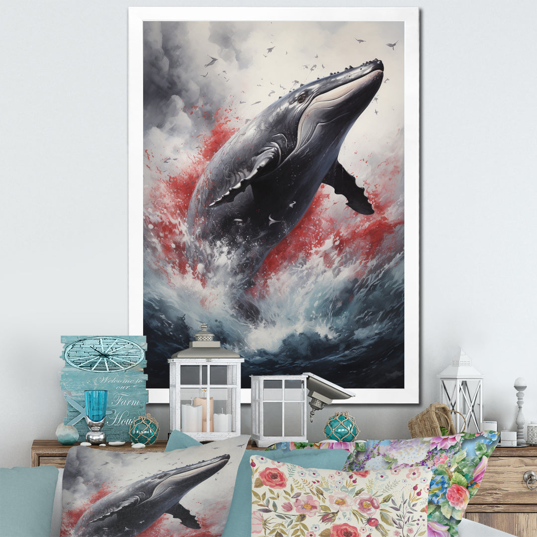 Whale Gentle Giants - Whale Bedroom Wall Art