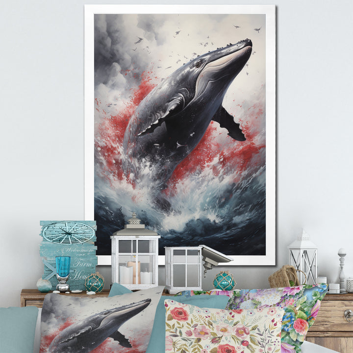 Whale Gentle Giants - Whale Bedroom Wall Art