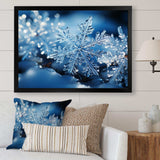 Glimmering Snowflakes II - Landscapes Canvas Wall Art