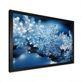 Glimmering Snowflakes II - Landscapes Canvas Wall Art