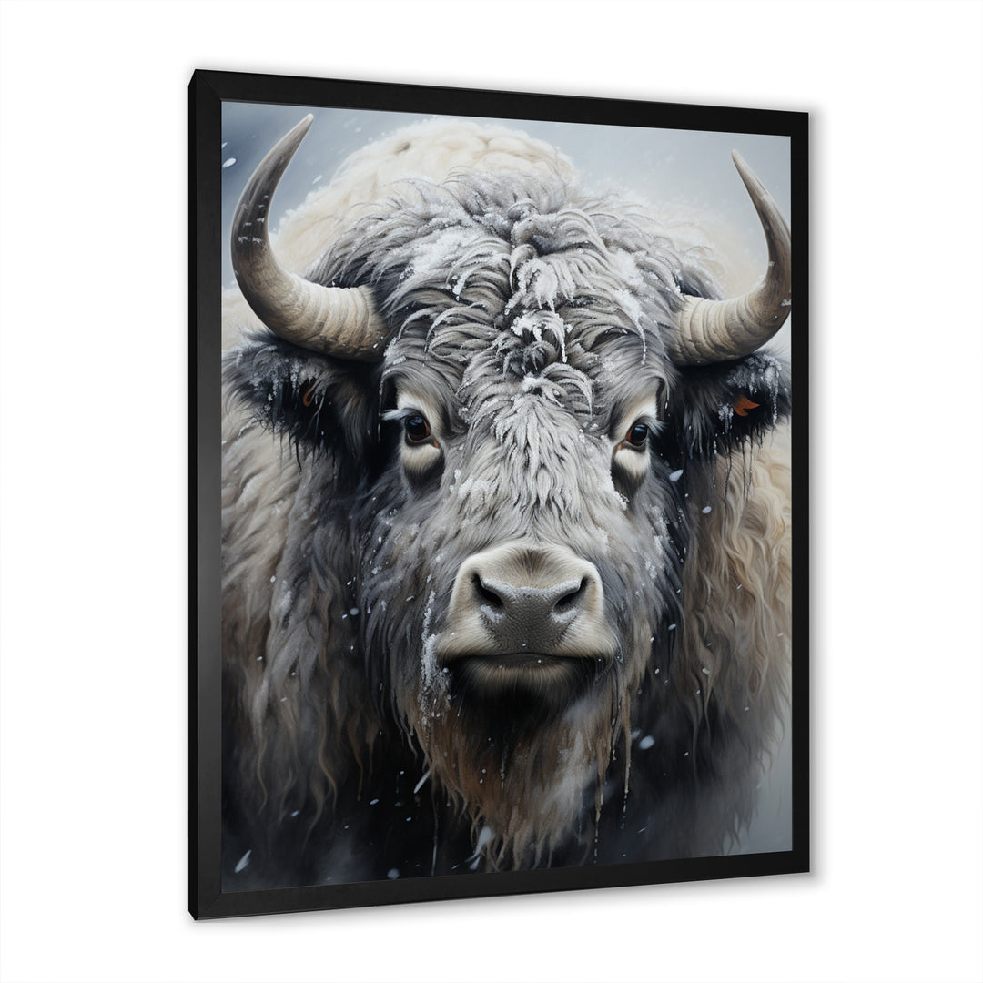 Yaks Gentle Giants Pointillism - Yaks Wall Decor