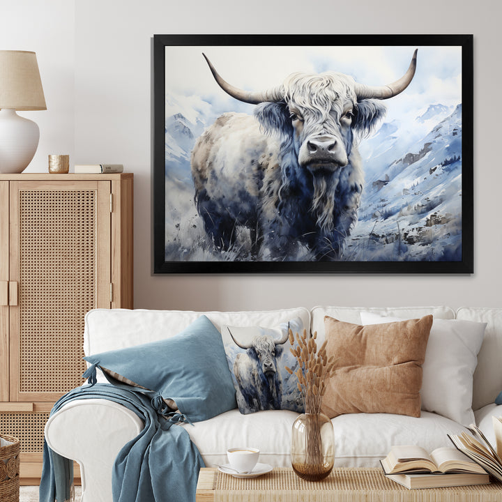 Yaks Majestic Grace Pointillism - Yaks Wall Decor