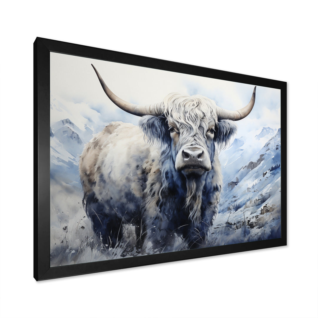 Yaks Majestic Grace Pointillism - Yaks Wall Decor