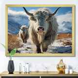 Yaks Majestic In Winter - Yaks Wall Art Prints