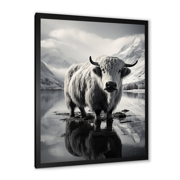 Yaks Serenade Of The Peak - Gray Yaks Wall Art