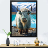 Yaks Solitude In Monochrome - Yaks Home Decor Art
