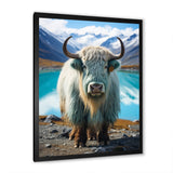 Yaks Solitude In Monochrome - Yaks Home Decor Art