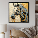 Black Yellow Zebra This - White Zebra Wall Art
