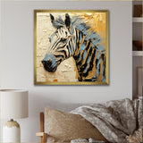 Black Yellow Zebra This - White Zebra Wall Art
