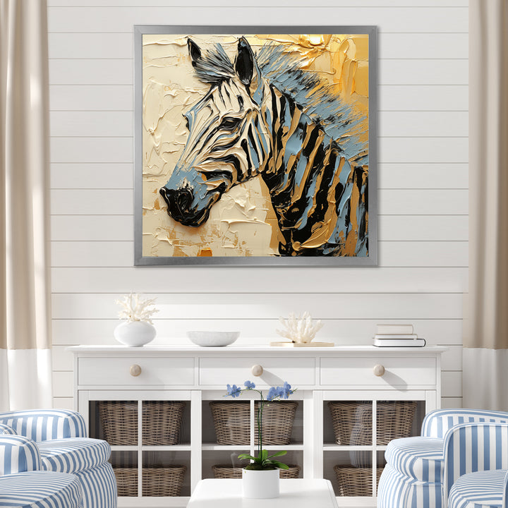 Black Yellow Zebra This - White Zebra Wall Art