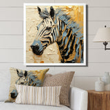 Black Yellow Zebra This - White Zebra Wall Art