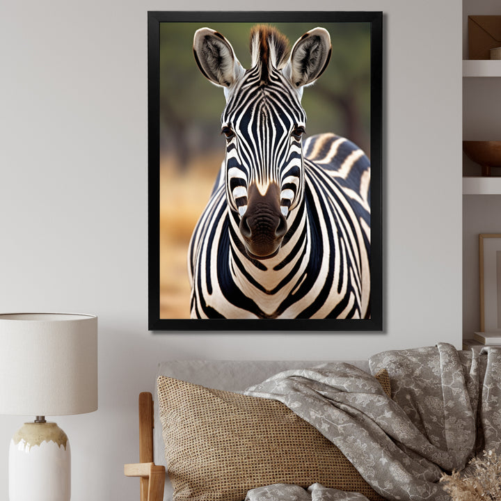 Zebra Patterns In - Zebra Living Room Wall Art