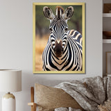 Zebra Patterns In - Zebra Living Room Wall Art