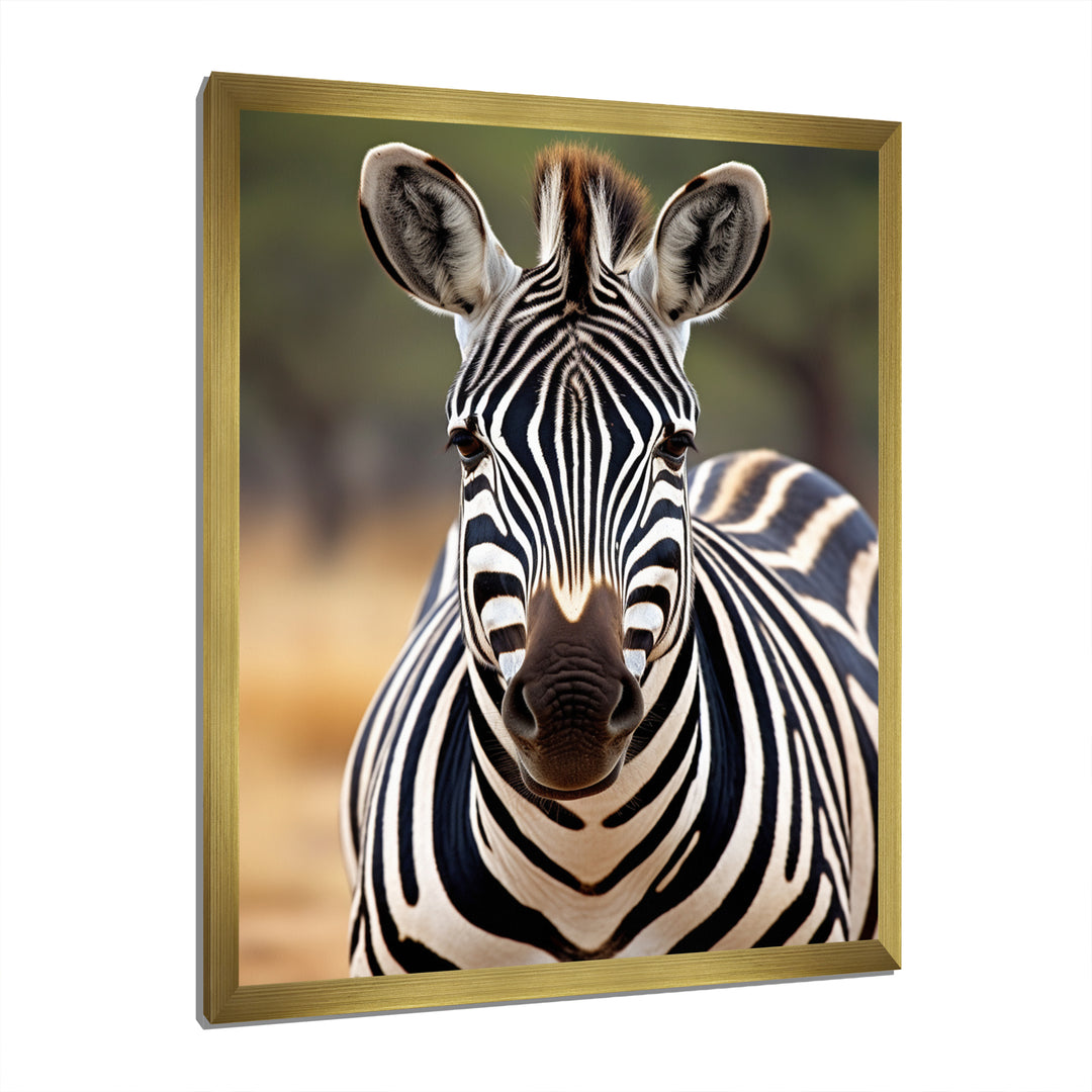 Zebra Patterns In - Zebra Living Room Wall Art