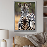 Zebra Patterns In - Zebra Living Room Wall Art