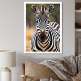 Zebra Patterns In - Zebra Living Room Wall Art