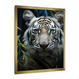 Tiger Zenith Portrait - Zebra Canvas Wall Art