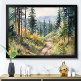 Little Road In Mountain Landscape X - Landscapes Canvas Wall Art