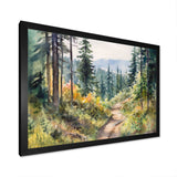 Little Road In Mountain Landscape X - Landscapes Canvas Wall Art