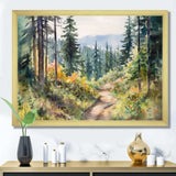 Little Road In Mountain Landscape X - Landscapes Canvas Wall Art