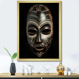 Ethnical Traditional African Mask IV - People Canvas Wall Art