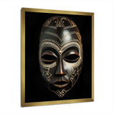 Ethnical Traditional African Mask IV - People Canvas Wall Art