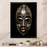 Ethnical Traditional African Mask V - People Canvas Wall Art