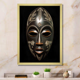 Ethnical Traditional African Mask V - People Canvas Wall Art