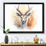 Wild Antelope Charm - Antelope Canvas Wall Art