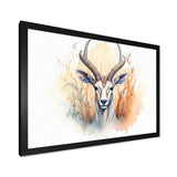 Wild Antelope Charm - Antelope Canvas Wall Art