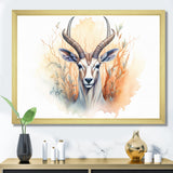 Wild Antelope Charm - Antelope Canvas Wall Art