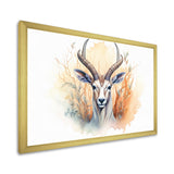 Wild Antelope Charm - Antelope Canvas Wall Art