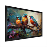 Feathered Elegance I - Animals Canvas Wall Art