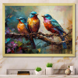 Feathered Elegance I - Animals Canvas Wall Art