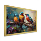 Feathered Elegance I - Animals Canvas Wall Art