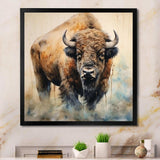 Buffalo Majesty - Animals Canvas Wall Art