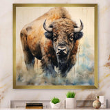 Buffalo Majesty - Animals Canvas Wall Art