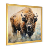 Buffalo Majesty - Animals Canvas Wall Art