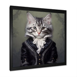 Elegant Whiskers - Cat Bedroom Wall Art