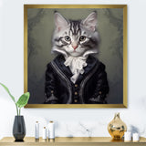 Elegant Whiskers - Cat Bedroom Wall Art
