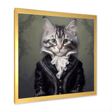 Elegant Whiskers - Cat Bedroom Wall Art