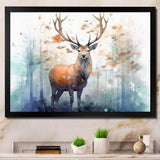 Woodland Wanderers - Animals Canvas Wall Art