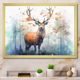 Woodland Wanderers - Animals Canvas Wall Art