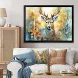 Deer Wonderers I - Animals Canvas Wall Art