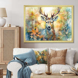 Deer Wonderers I - Animals Canvas Wall Art