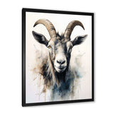 Goat Grazers - Animals Canvas Wall Art