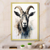 Goat Grazers - Animals Canvas Wall Art